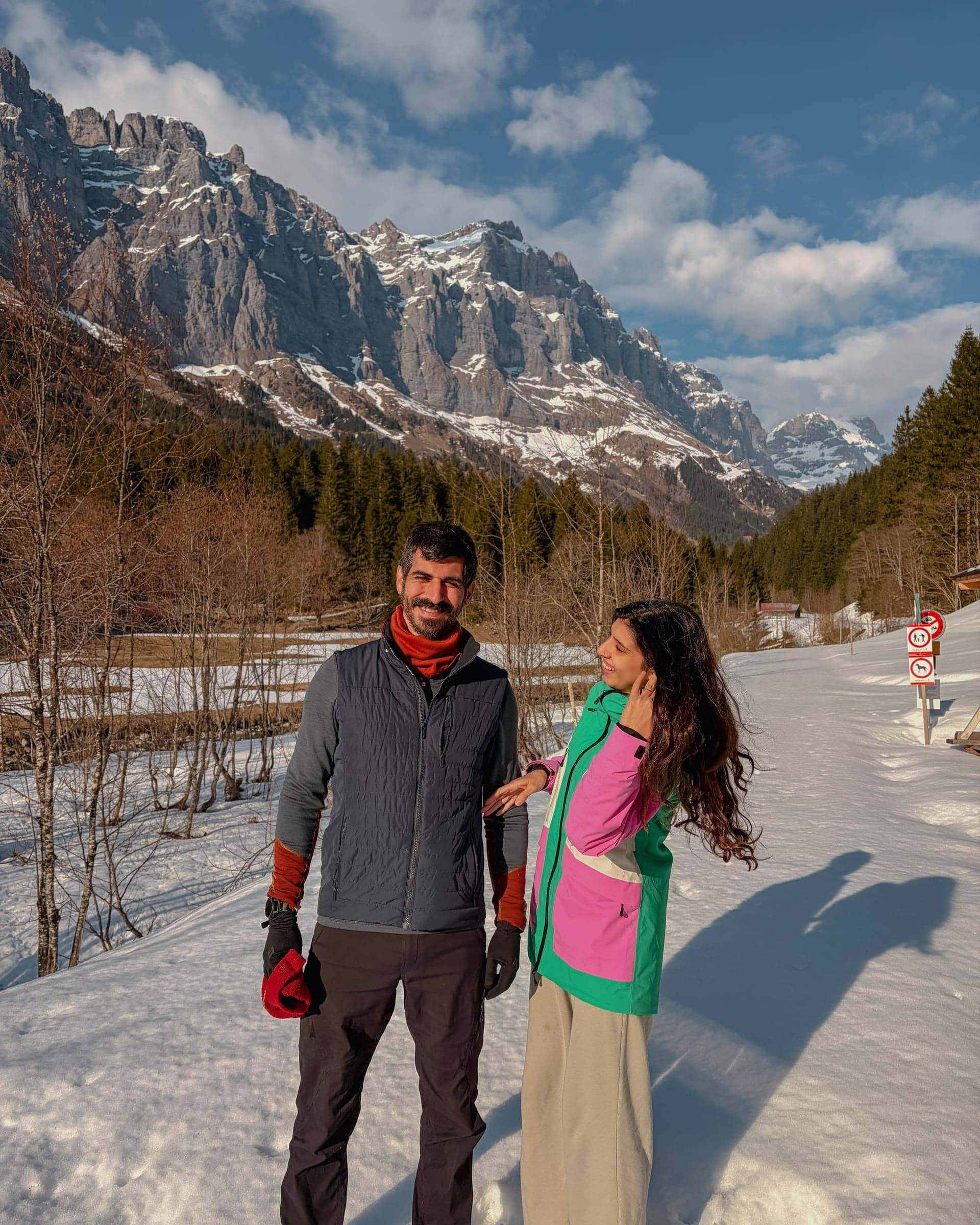 Switzerland, on our honeymoon.