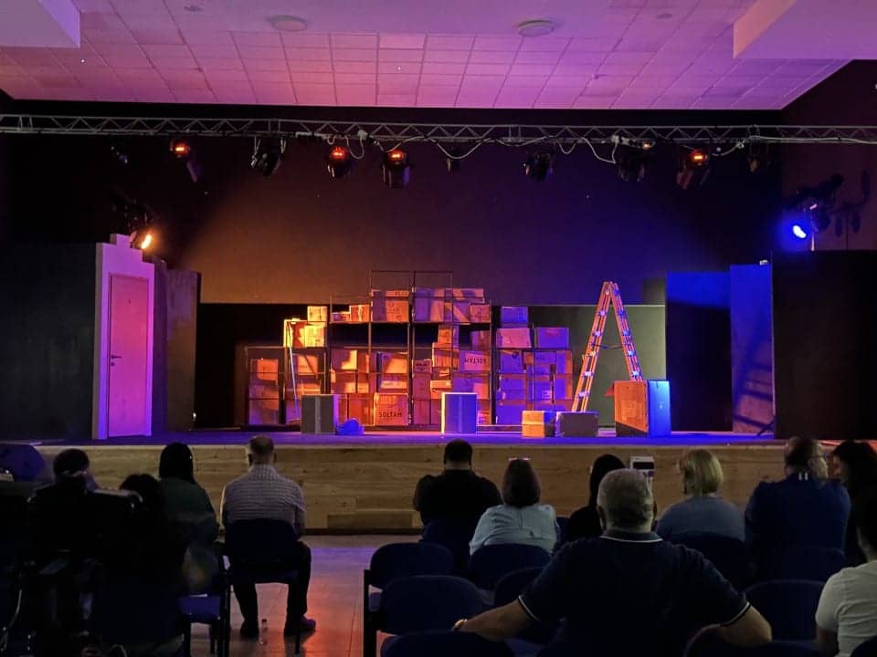 At Sard Theatre, Haifa.